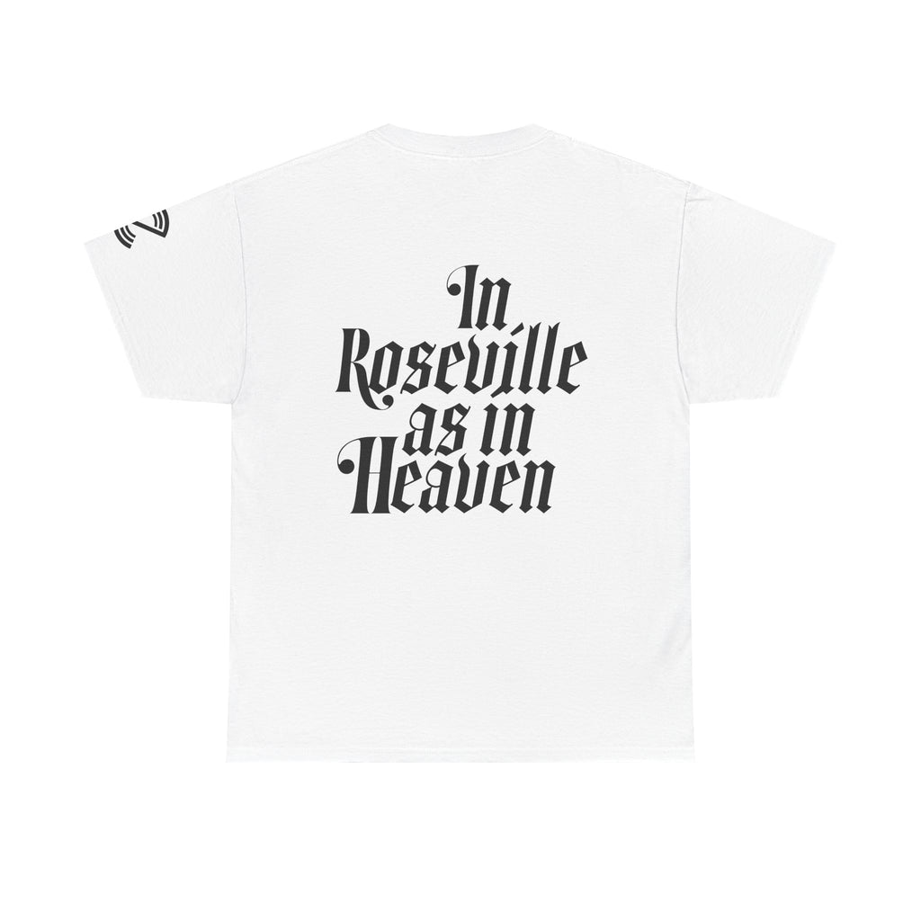 "Thy Kingdom Come" Tee — Gothic Script Graphic T‑Shirt