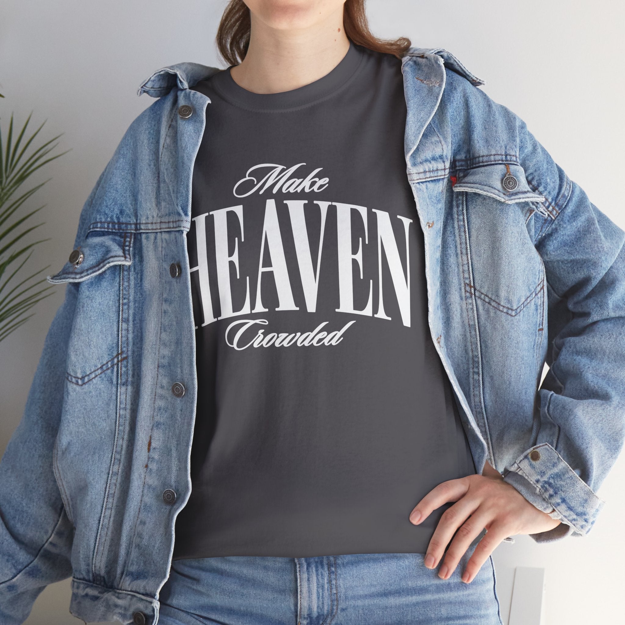 Make Heaven T-Shirt — Retro Script Graphic Tee