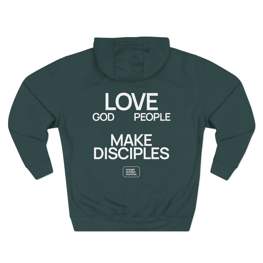 Evangel Three-Panel Fleece Hoodie