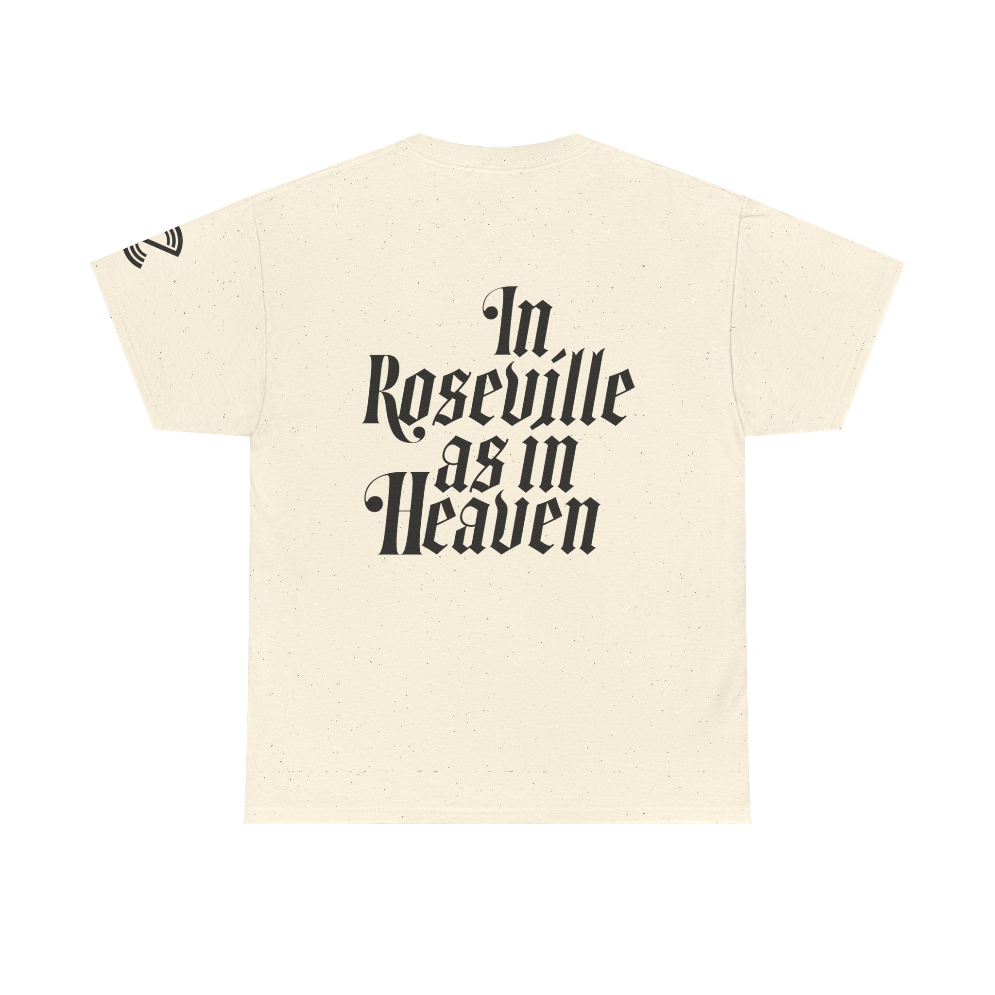 "Thy Kingdom Come" Tee — Gothic Script Graphic T‑Shirt