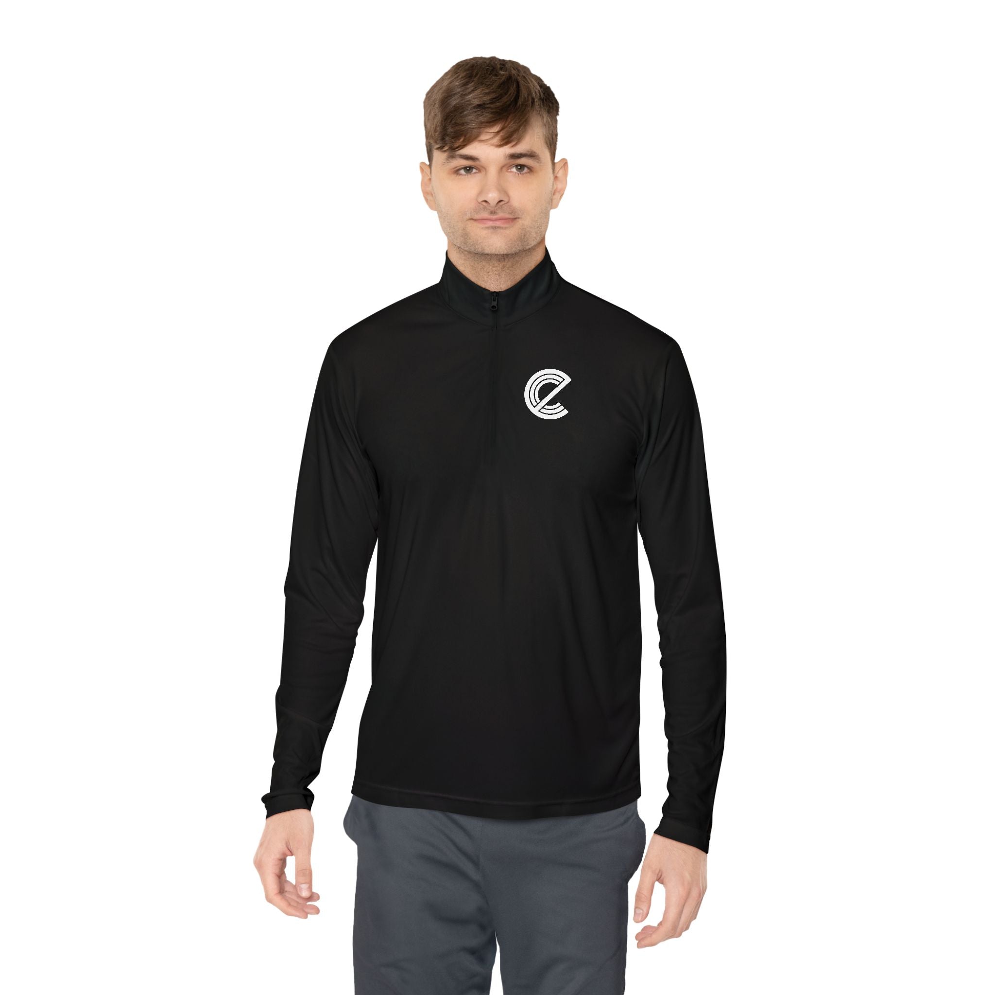 ECC Quarter-Zip Pullover — Minimal Logo Performance Pullover
