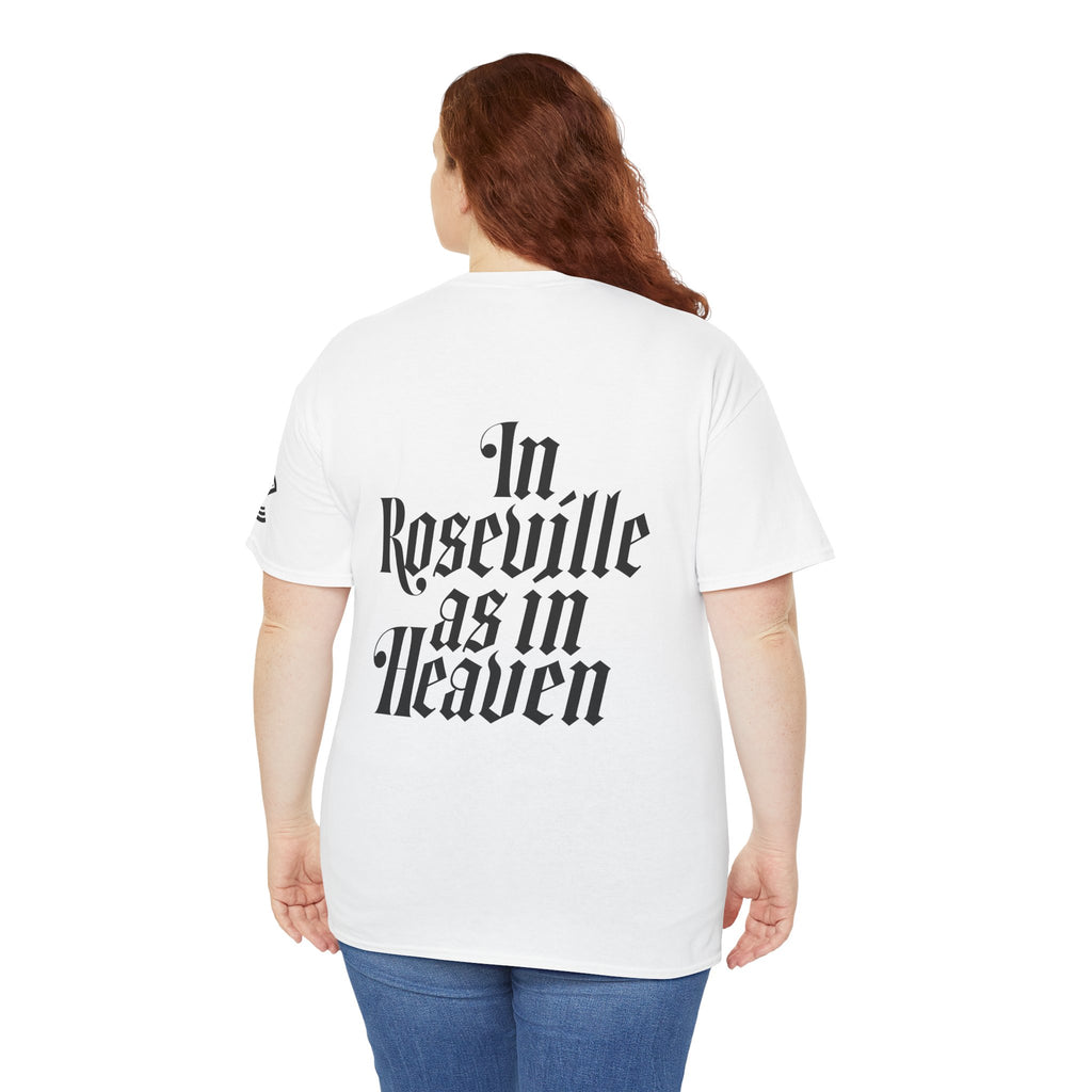 "Thy Kingdom Come" Tee — Gothic Script Graphic T‑Shirt