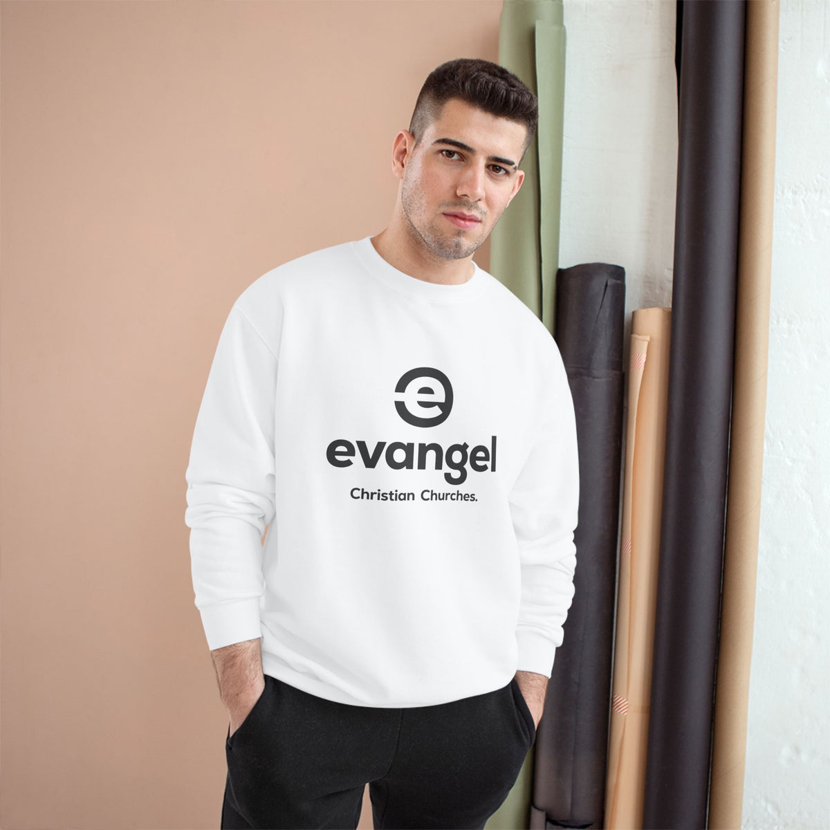ECC Champion Sweatshirt White/Black