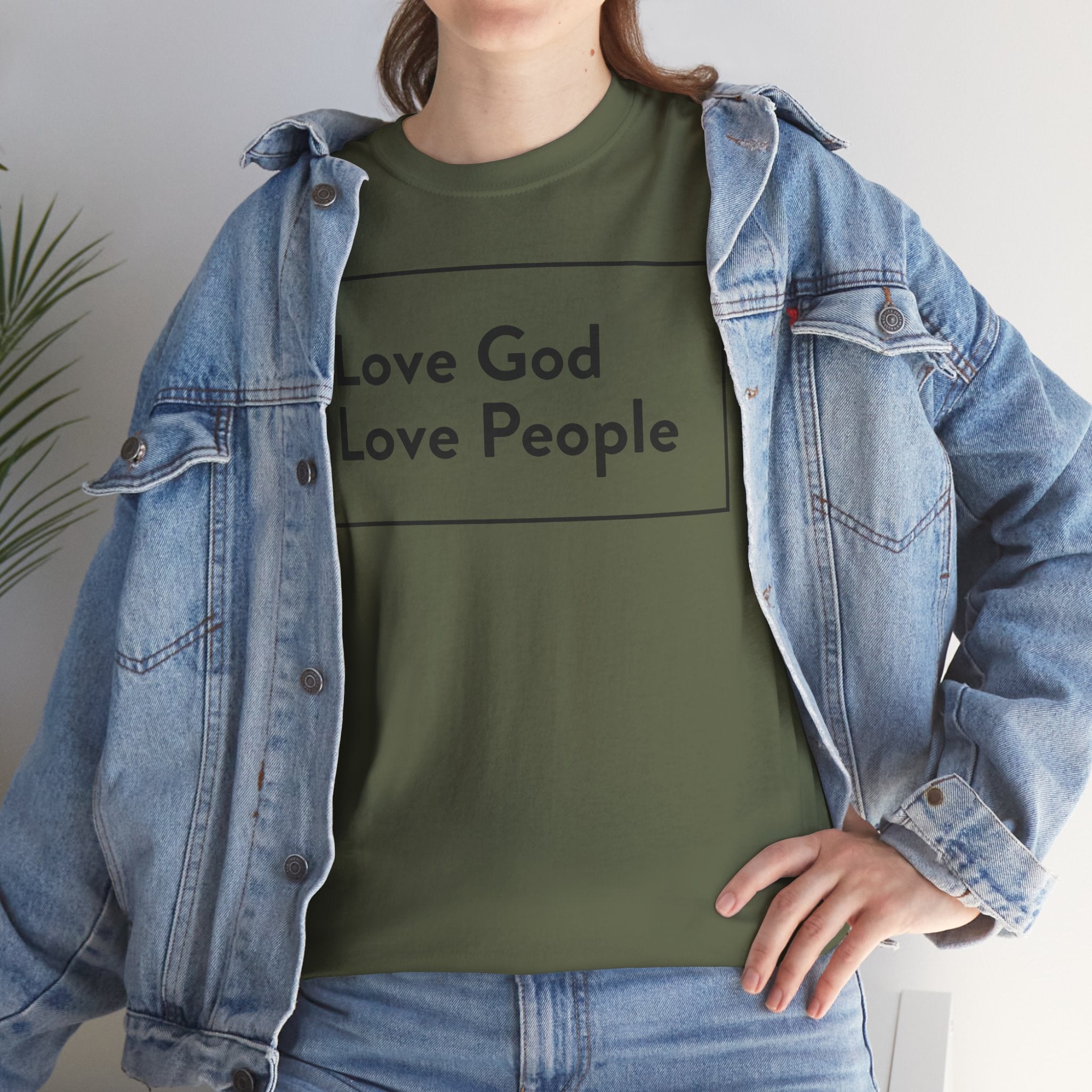 Love God Love People T-Shirt — Christian Faith Tee