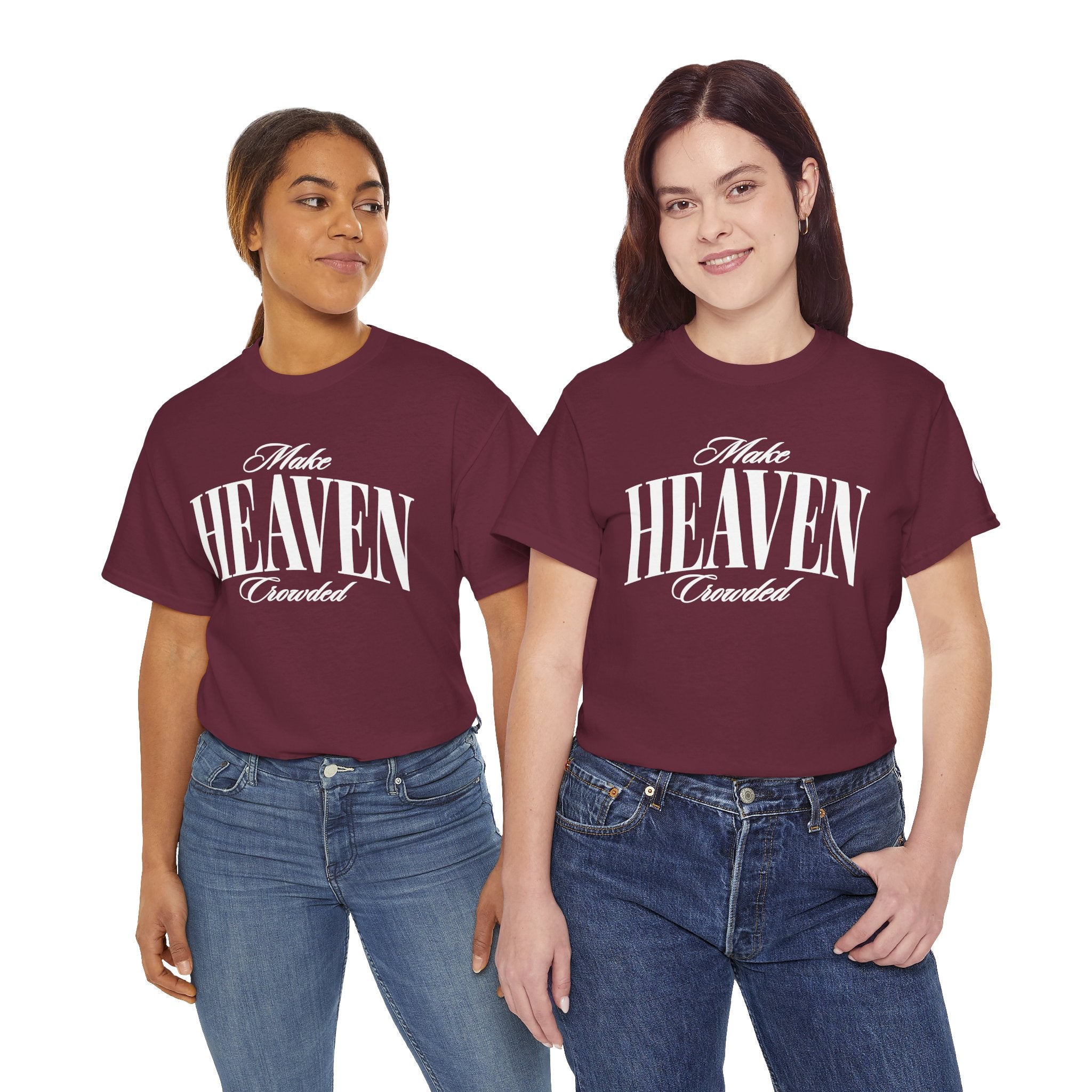 Make Heaven T-Shirt — Retro Script Graphic Tee