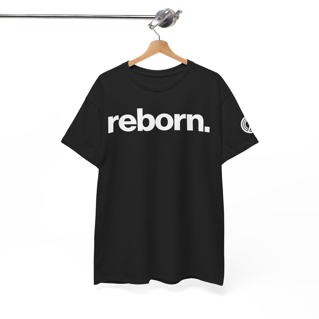 Reborn. Graphic Tee — Bold Minimalist Motivational Shirt