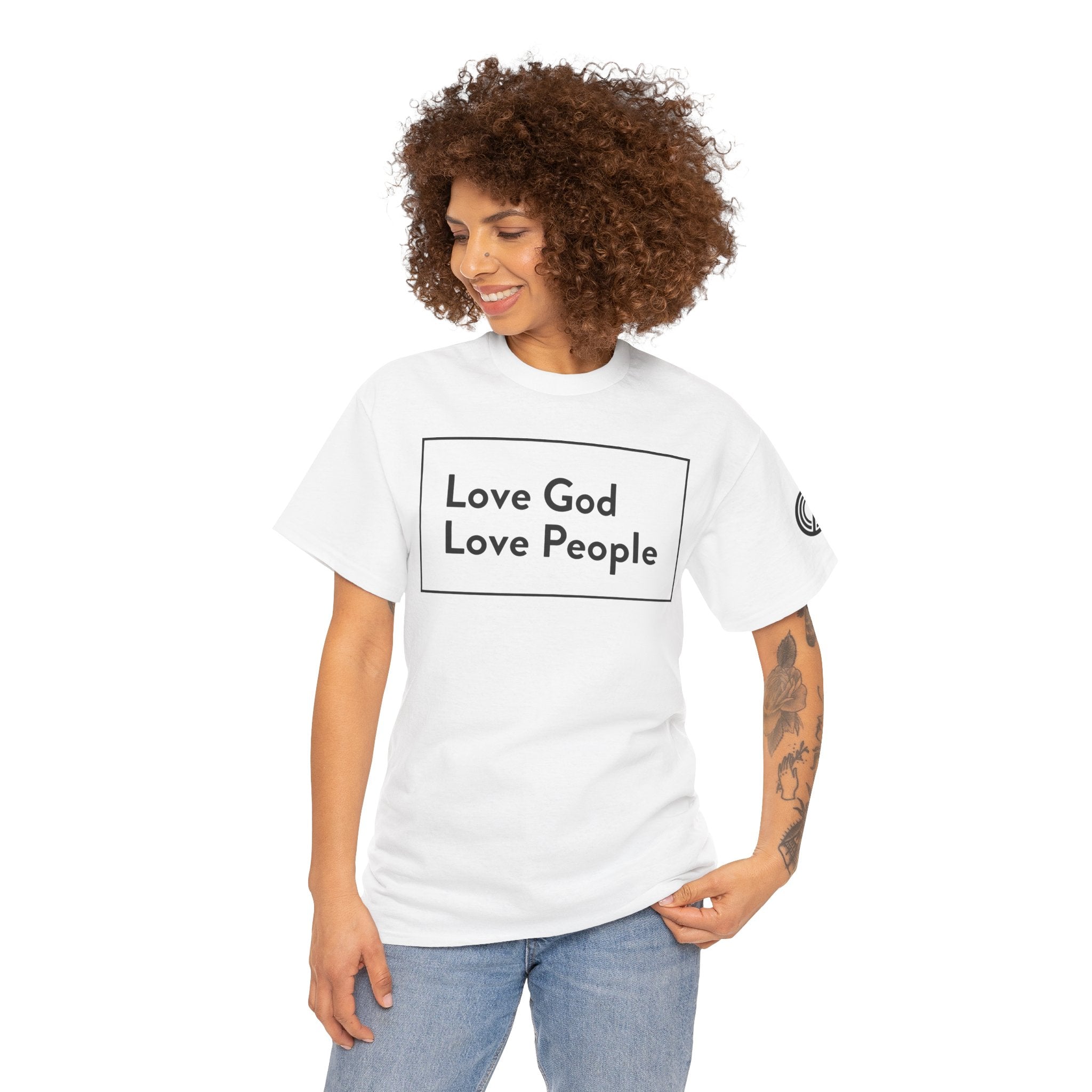 Love God Love People T-Shirt — Christian Faith Tee