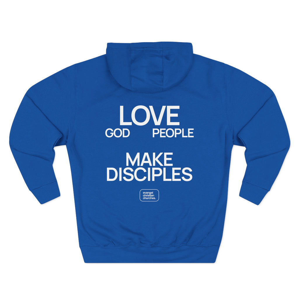 Evangel Three-Panel Fleece Hoodie