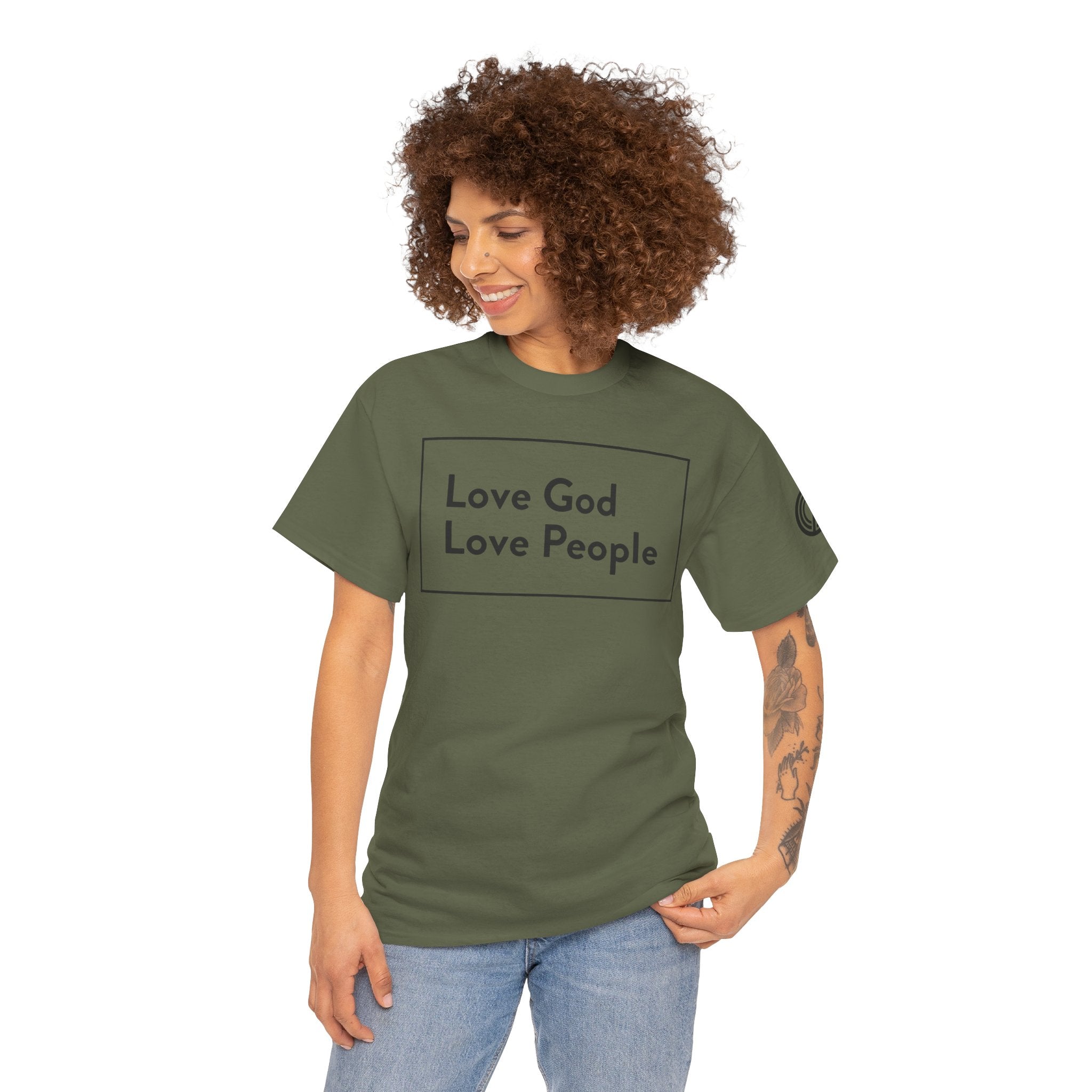 Love God Love People T-Shirt — Christian Faith Tee
