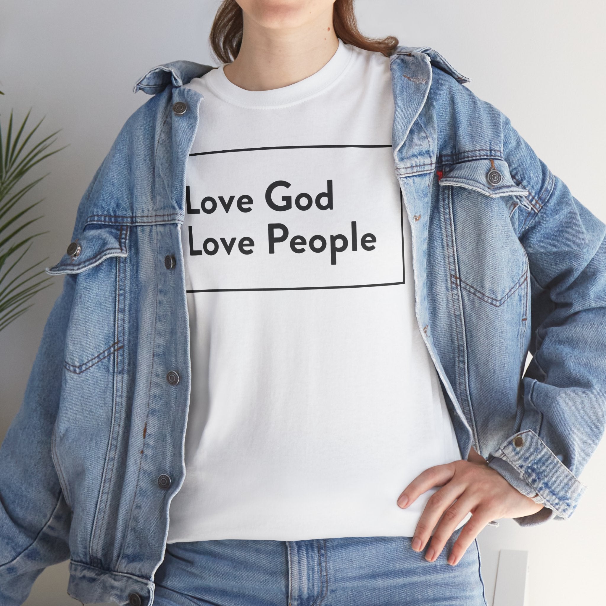 Love God Love People T-Shirt — Christian Faith Tee