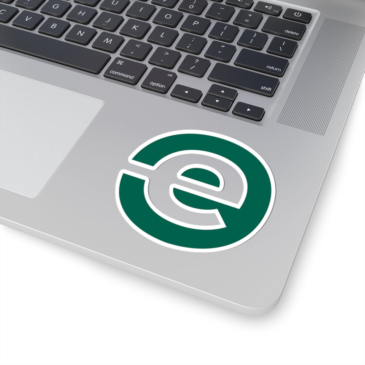 ECC Logo Stickers - Grit Green