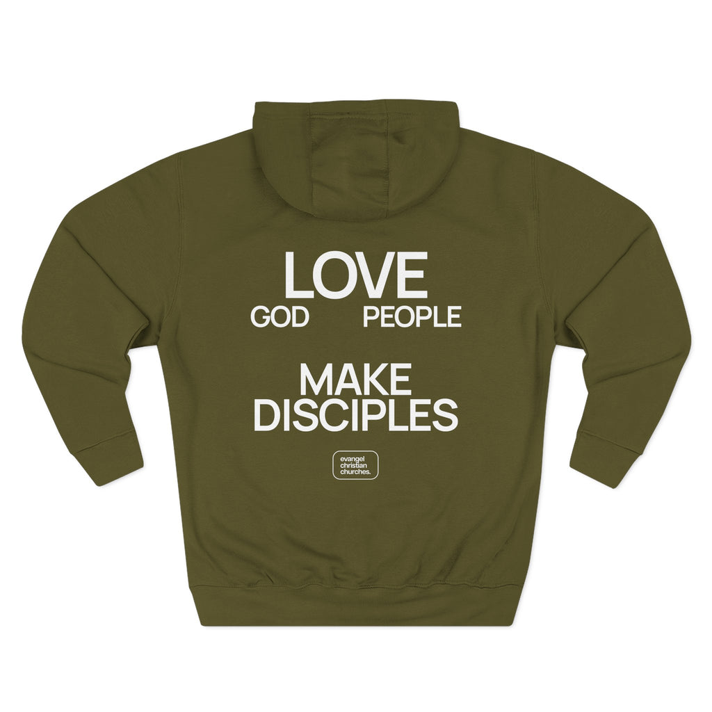 Evangel Three-Panel Fleece Hoodie