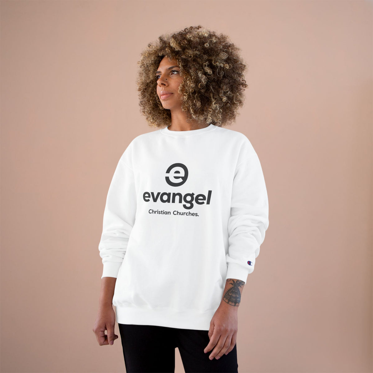 ECC Champion Sweatshirt White/Black