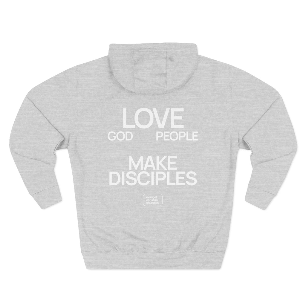 Evangel Three-Panel Fleece Hoodie